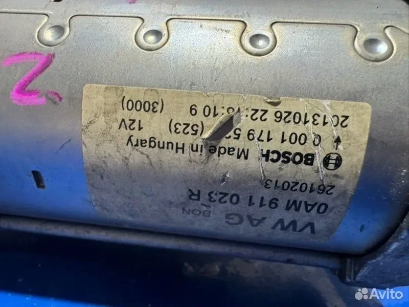 Стартер Volkswagen golf 5G1 CJZ - миниатюра 6