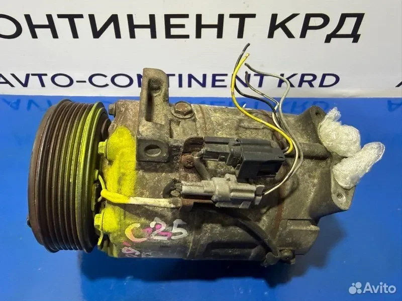 Компрессор кондиционера Nissan Serena NC25 MR20 - миниатюра 5
