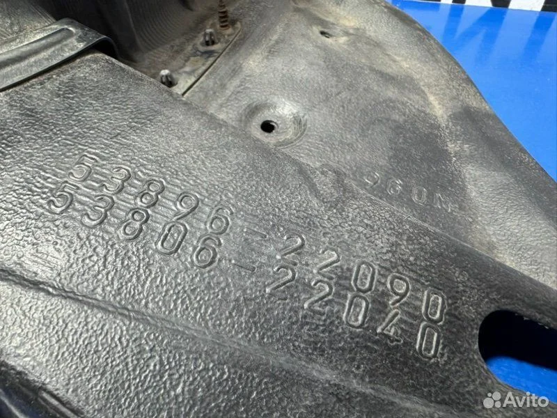 Подкрылок передний левый Toyota Mark X GRX120 4GR - миниатюра 5