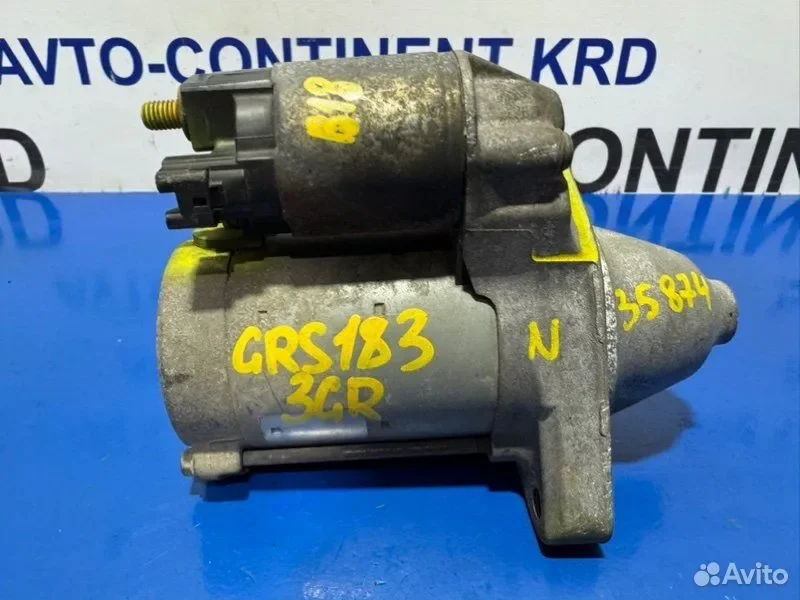 Стартер Toyota Crown GRS183 3GR - миниатюра 3
