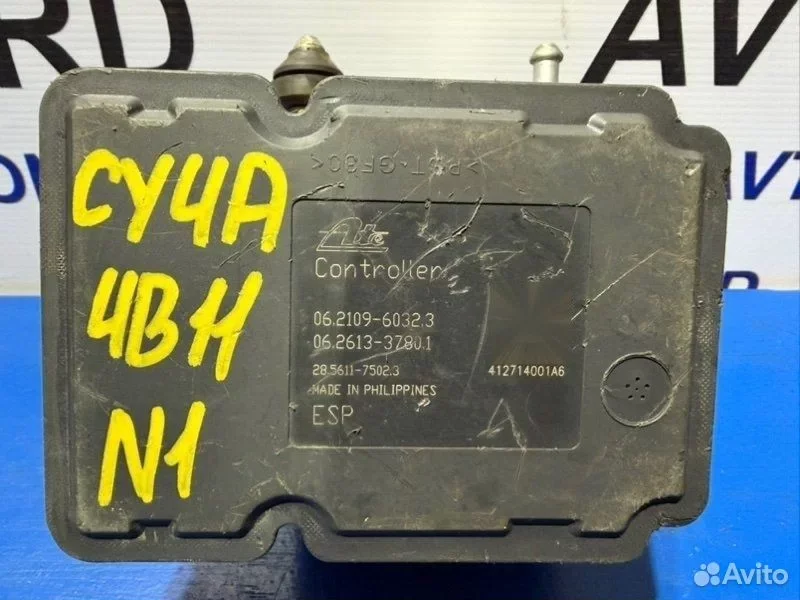 Блок abs Mitsubishi Lancer CY4A 4B11 - миниатюра 3