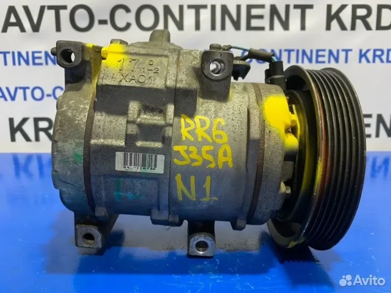 Компрессор кондиционера Honda Elysion RR6 J35A - миниатюра 3
