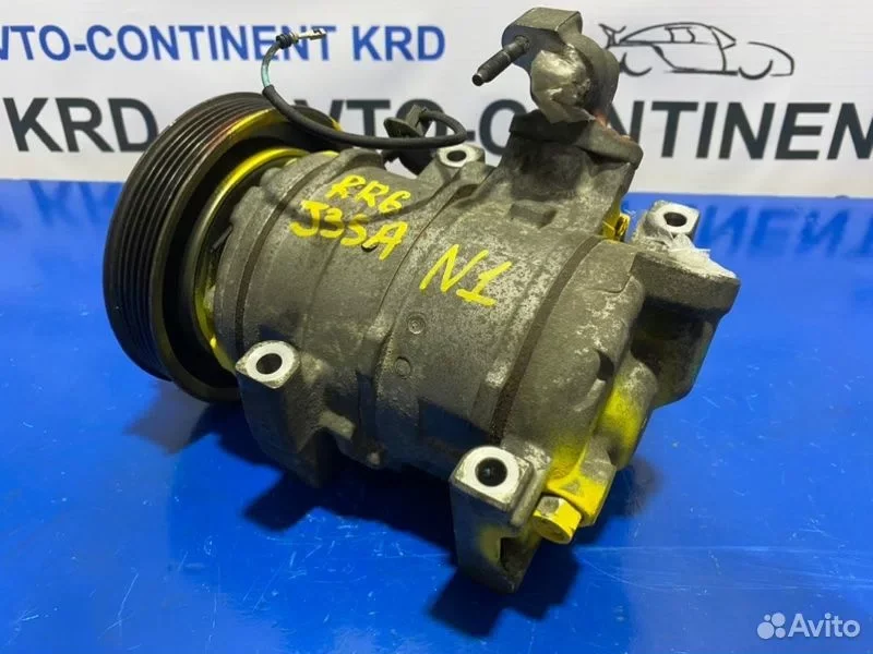 Компрессор кондиционера Honda Elysion RR6 J35A - миниатюра 6