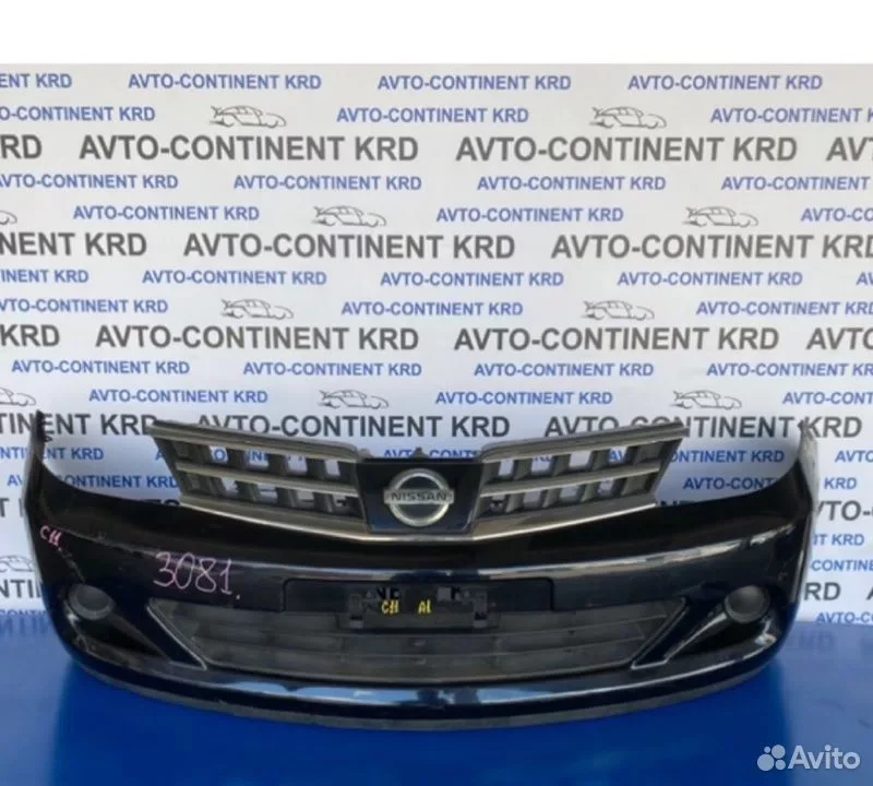 Бампер передний Nissan Tiida C11 MR18 - изображение 1