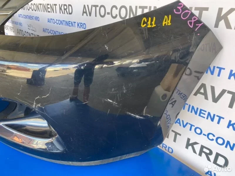 Бампер передний Nissan Tiida C11 MR18 - миниатюра 5