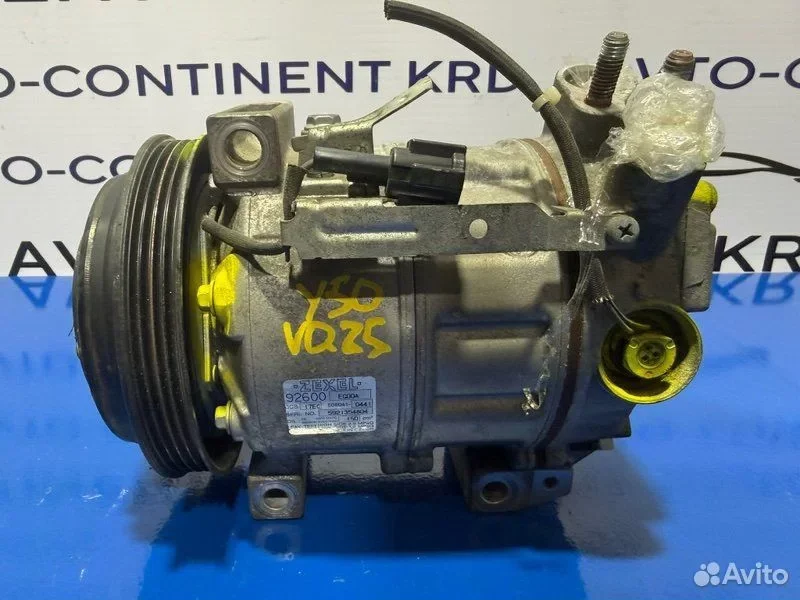 Компрессор кондиционера Nissan Fuga Y50 VQ25 - миниатюра 6
