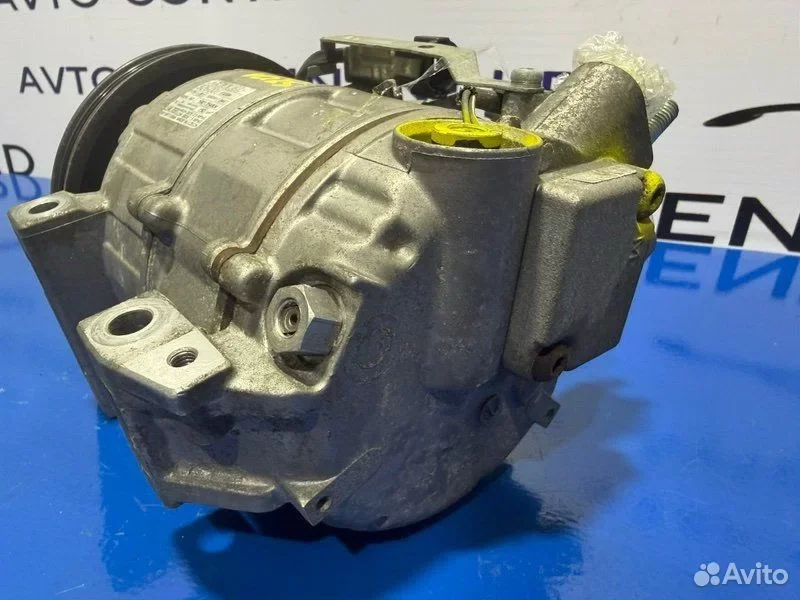 Компрессор кондиционера Nissan Fuga Y50 VQ25 - миниатюра 7