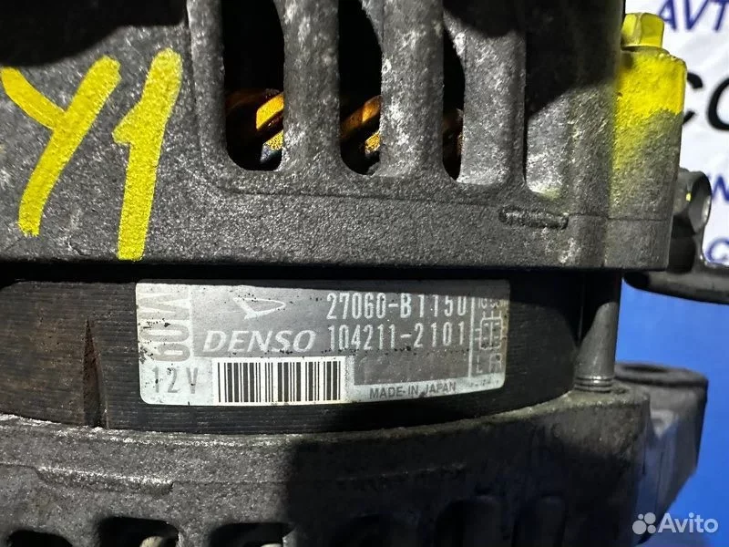 Генератор Toyota roomy M900A 1KR - миниатюра 7