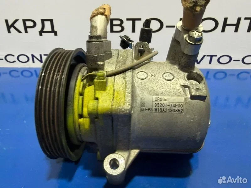 Компрессор кондиционера Suzuki Alto HA36S R06A - миниатюра 6