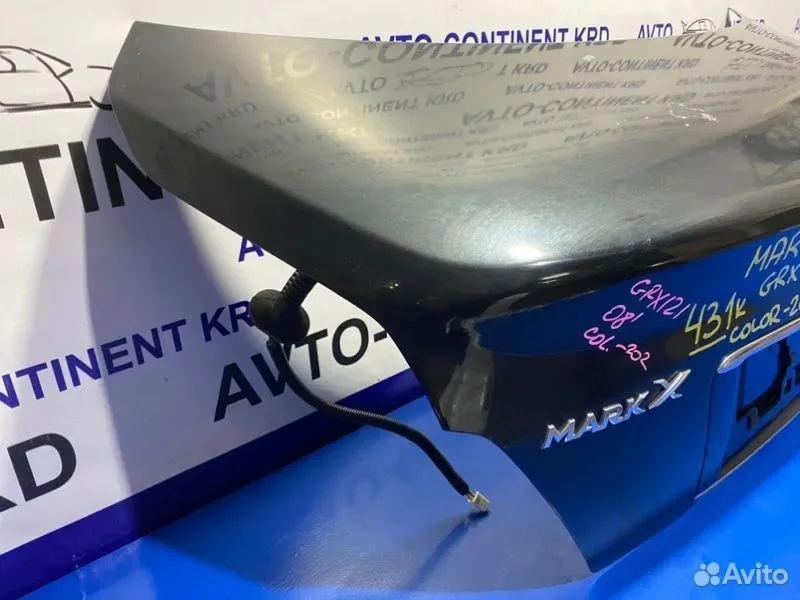 Крышка багажника Toyota Mark X GRX121 3GR - миниатюра 5