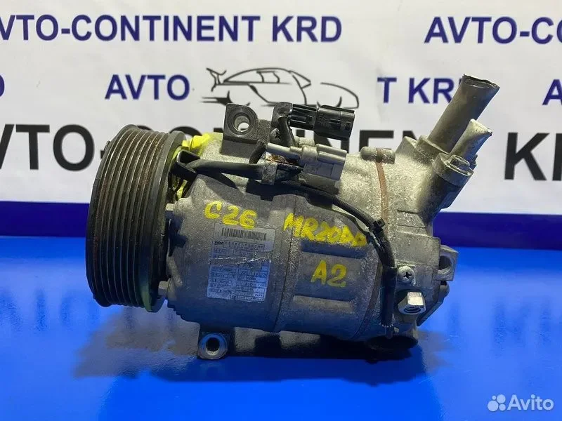 Компрессор кондиционера Nissan Serena C26 MR20DD - миниатюра 3