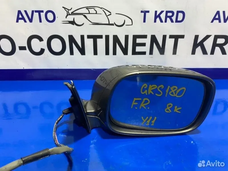 Зеркало правое Toyota Crown GRS180 4GR - миниатюра 3