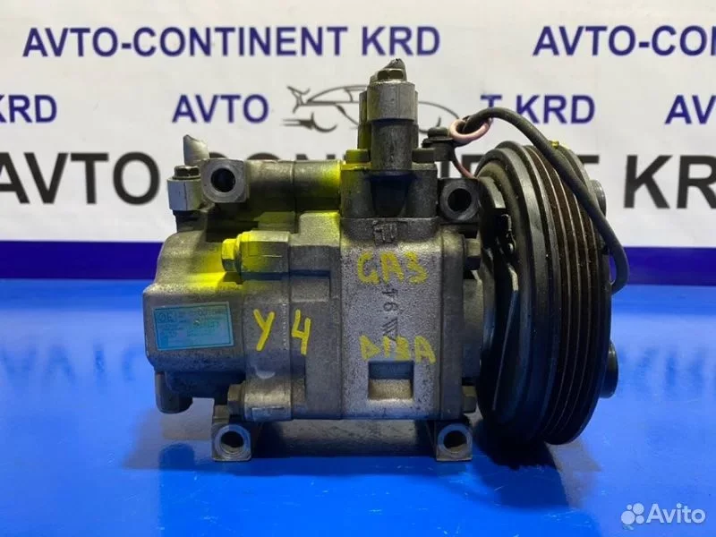 Компрессор кондиционера Honda Logo GA3 D13B - миниатюра 3