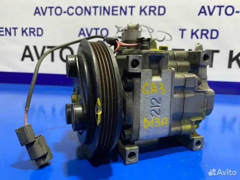 Компрессор кондиционера Honda Logo GA3 D13B - миниатюра 5