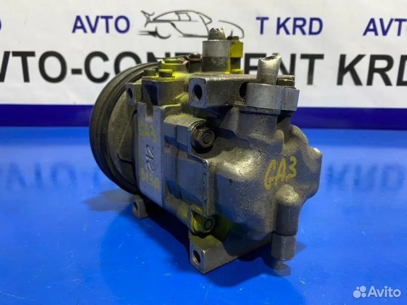 Компрессор кондиционера Honda Logo GA3 D13B - миниатюра 6