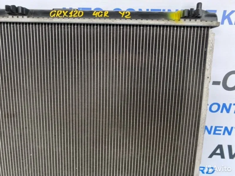 Радиатор основной Toyota Mark X GRX120 4GR - миниатюра 4