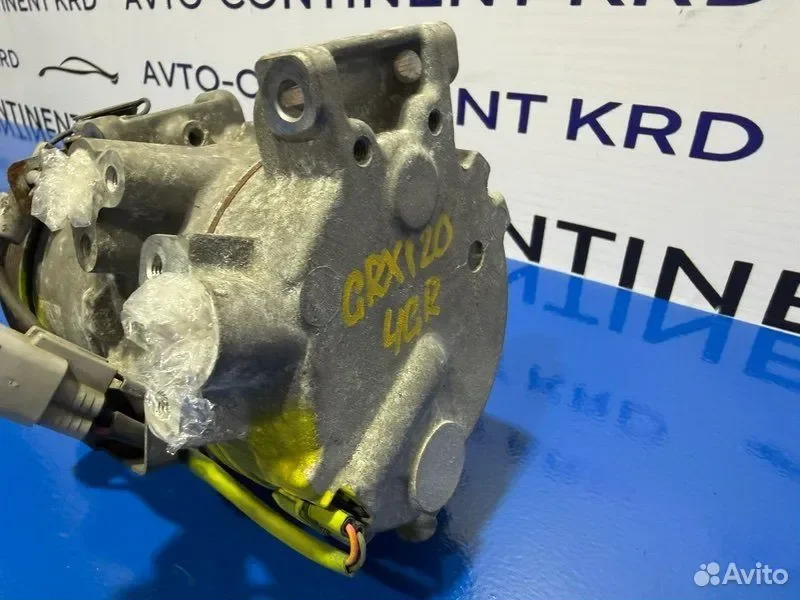 Компрессор кондиционера Toyota Mark X GRX120 4GR - миниатюра 4