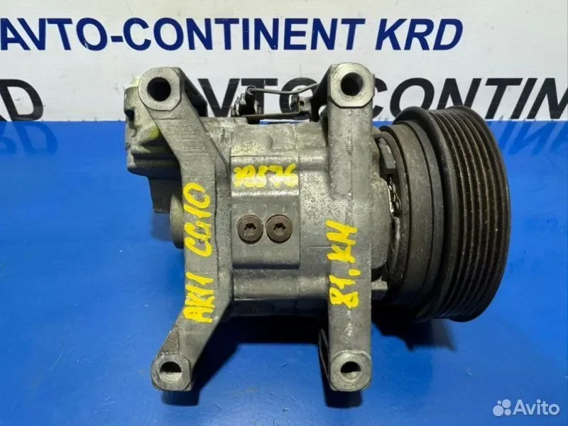 Компрессор кондиционера Nissan March K11 CG10 - миниатюра 2