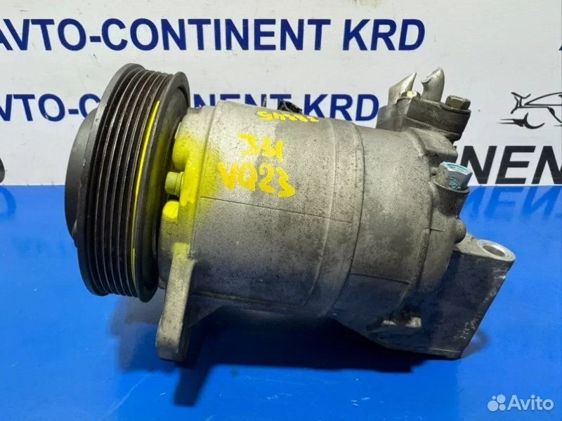 Компрессор кондиционера Nissan Teana J31 VQ23 - миниатюра 8