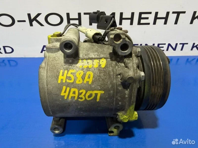 Компрессор кондиционера Mitsubishi Pajero Mini - миниатюра 3