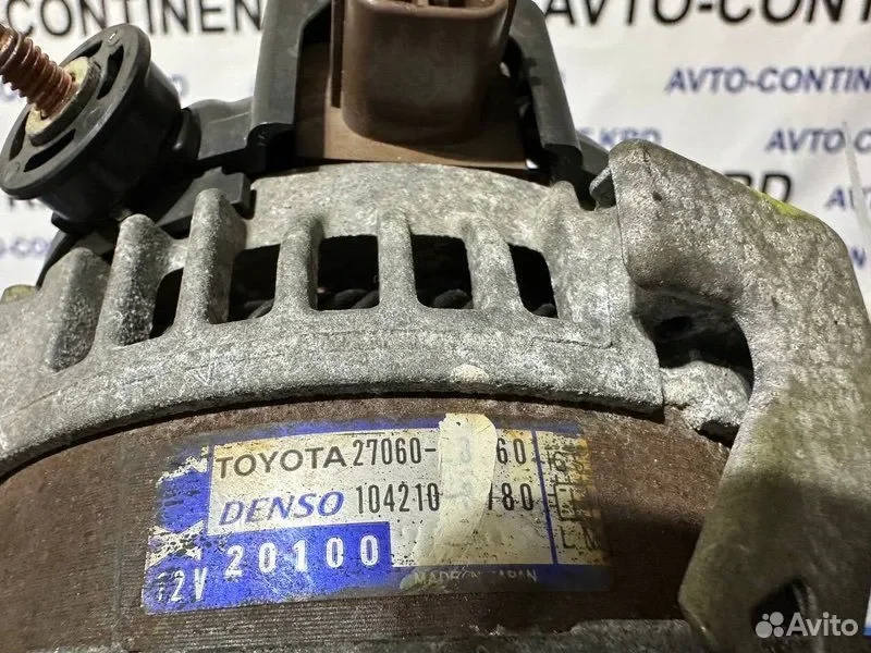 Генератор Toyota Avensis AZT250 1AZ - миниатюра 5