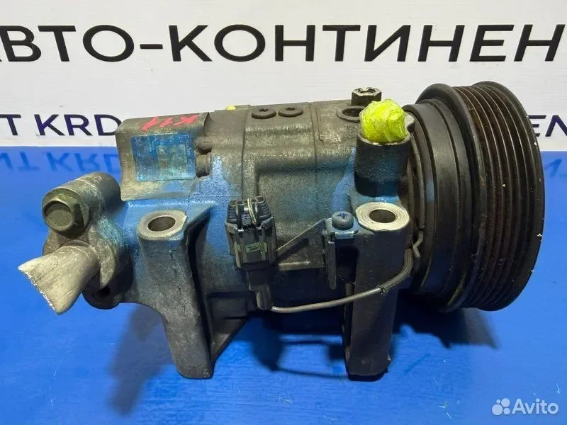 Компрессор кондиционера Nissan March K11 CG10 - миниатюра 3