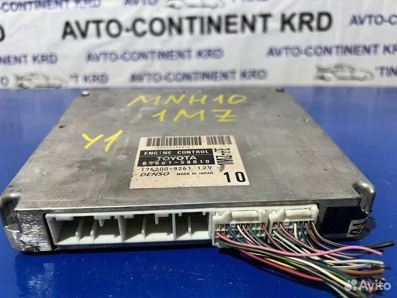 Блок управления EFI Toyota Alphard MNH10 1MZ - миниатюра 3