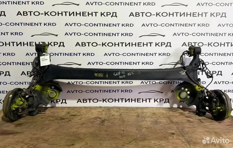 Балка подвески задняя Toyota Vitz SCP10 1SZ - миниатюра 2