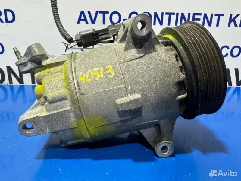 Компрессор кондиционера Nissan dualis KJ10 MR20 - миниатюра 4