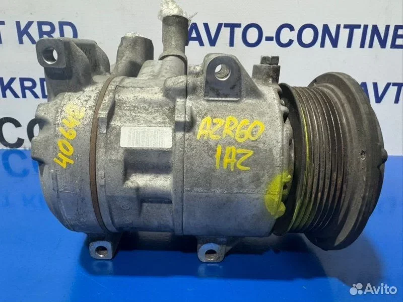 Компрессор кондиционера Toyota Noah AZR60 1AZ - миниатюра 3