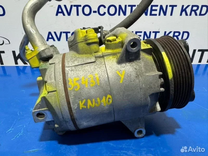 Компрессор кондиционера Nissan dualis KNJ10 MR20 - миниатюра 2