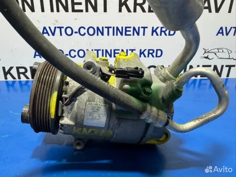 Компрессор кондиционера Nissan dualis KNJ10 MR20 - миниатюра 7