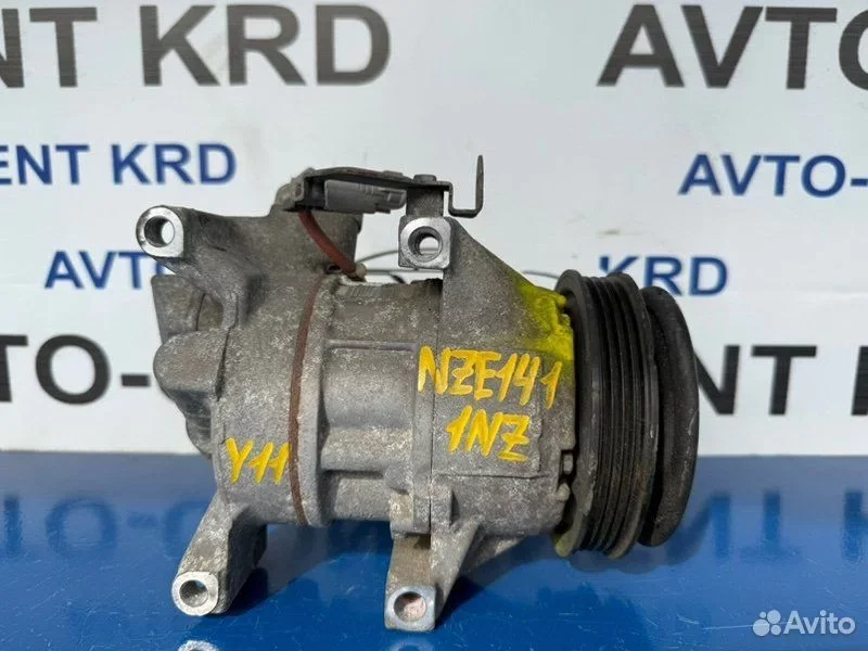 Компрессор кондиционера Toyota Corolla NZE141 1NZ - миниатюра 2