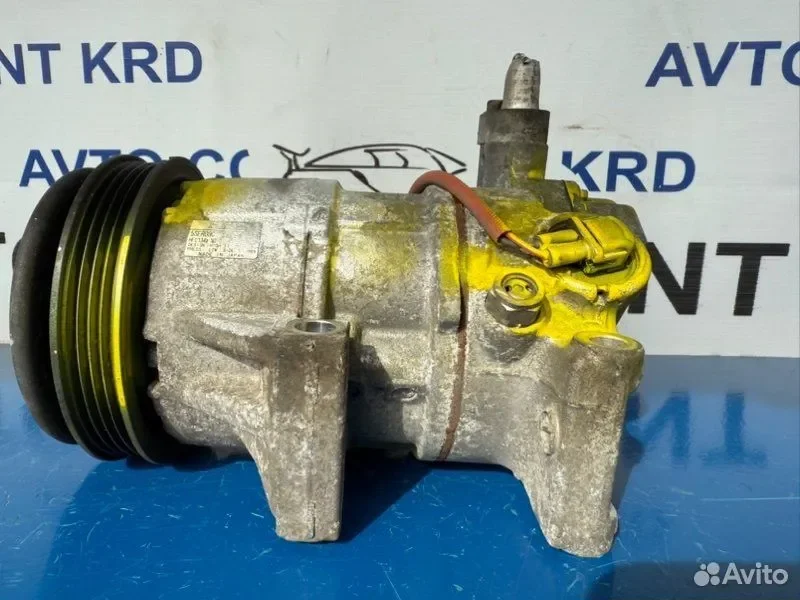 Компрессор кондиционера Toyota Corolla NZE141 1NZ - миниатюра 4