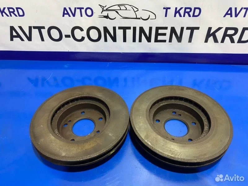 Диск тормозной передний toyota Progres JCG10 1JZ - миниатюра 5