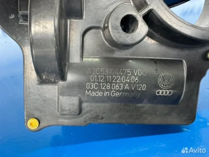 Дроссельная заслонка Volkswagen golf 1K5 BLS - миниатюра 3