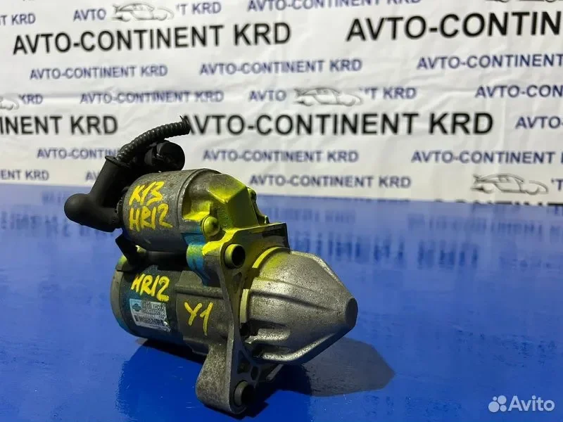 Стартер Nissan March K13 HR12 - миниатюра 2