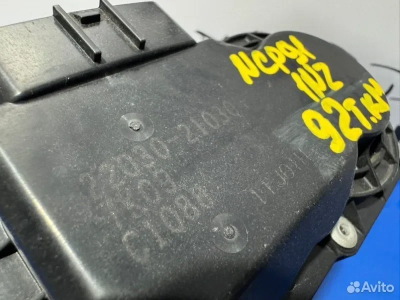Дроссельная заслонка Toyota Vitz NCP91 1NZ - миниатюра 4