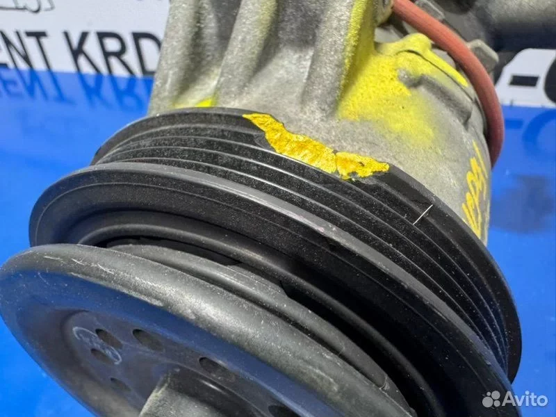 Компрессор кондиционера Toyota Vitz NCP91 1NZ - миниатюра 5