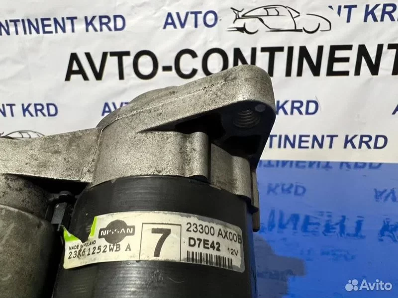 Стартер Nissan March AK12 CR12 - миниатюра 5