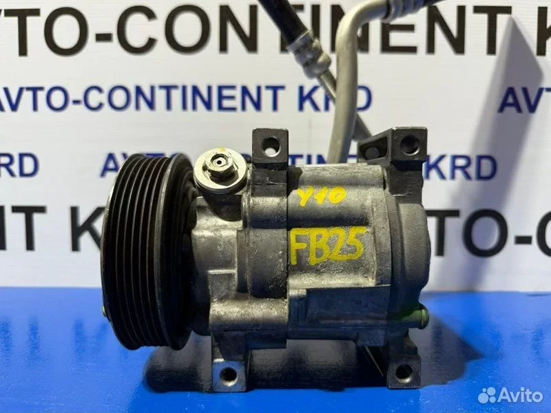 Компрессор кондиционера Subaru Forester SH5 EJ204 - миниатюра 2