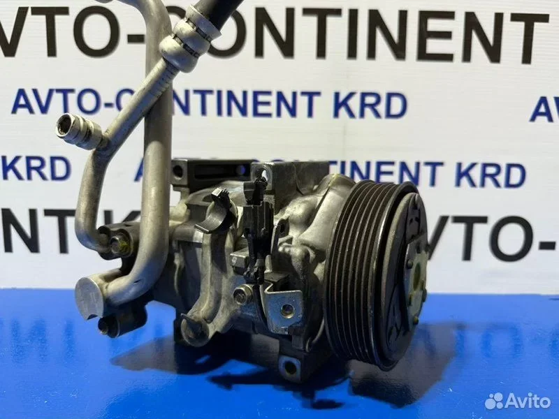 Компрессор кондиционера Subaru Forester SH5 EJ204 - миниатюра 4