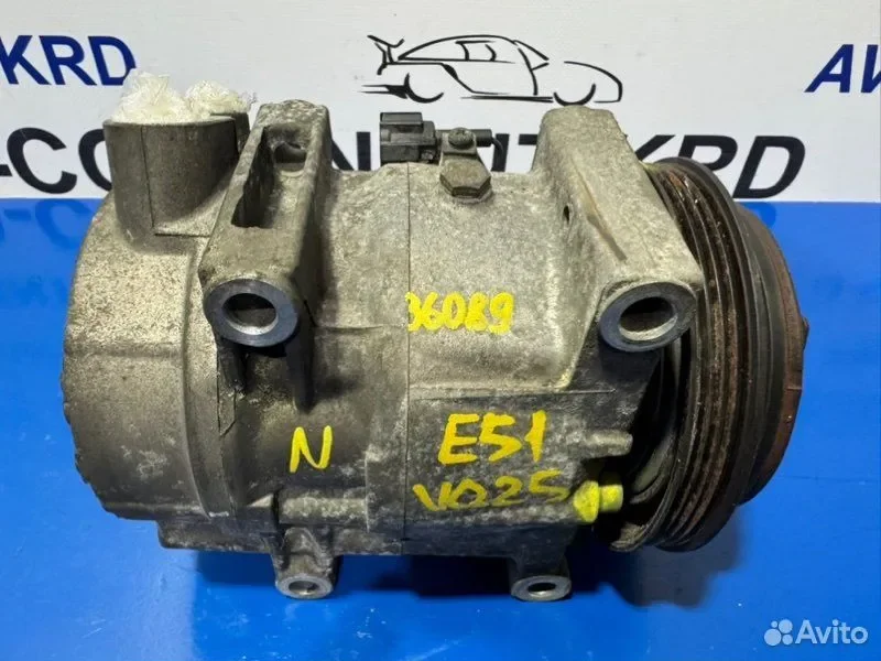 Компрессор кондиционера Nissan Elgrand ME51 VQ25DE - миниатюра 3