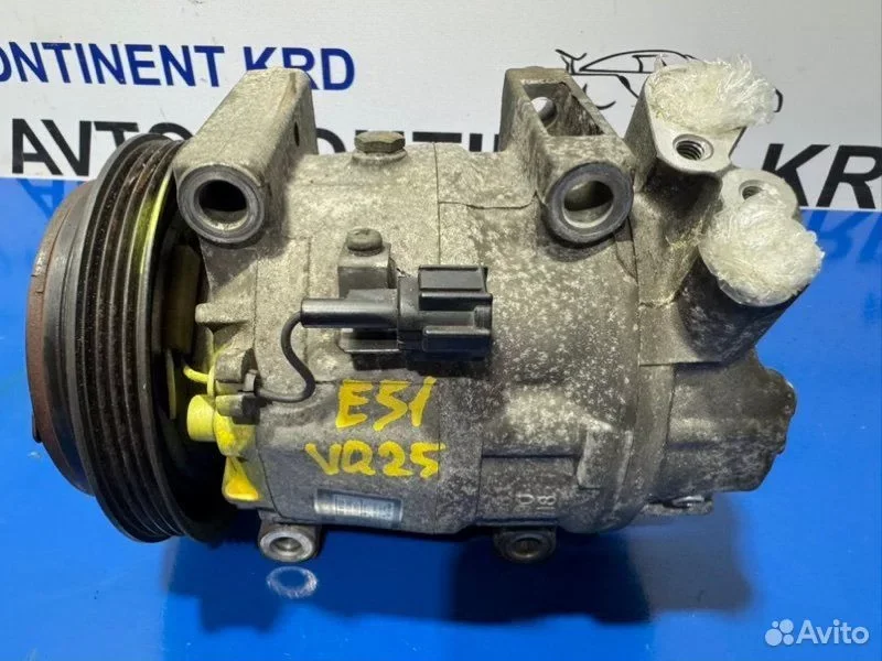 Компрессор кондиционера Nissan Elgrand ME51 VQ25DE - миниатюра 6