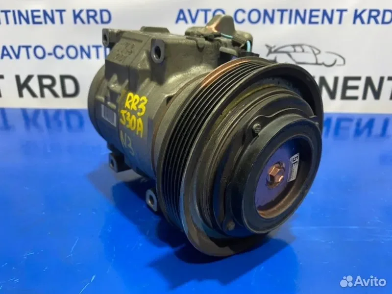 Компрессор кондиционера Honda Elysion RR3 J30A - миниатюра 3