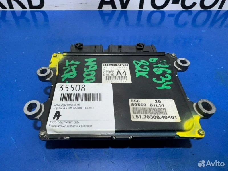 Блок управления EFI Toyota roomy M900A 1KR-VET - миниатюра 3