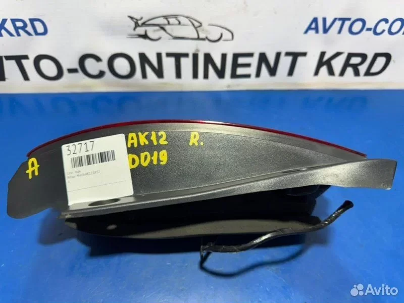 Стоп правый Nissan March AK12 CR12 - миниатюра 3
