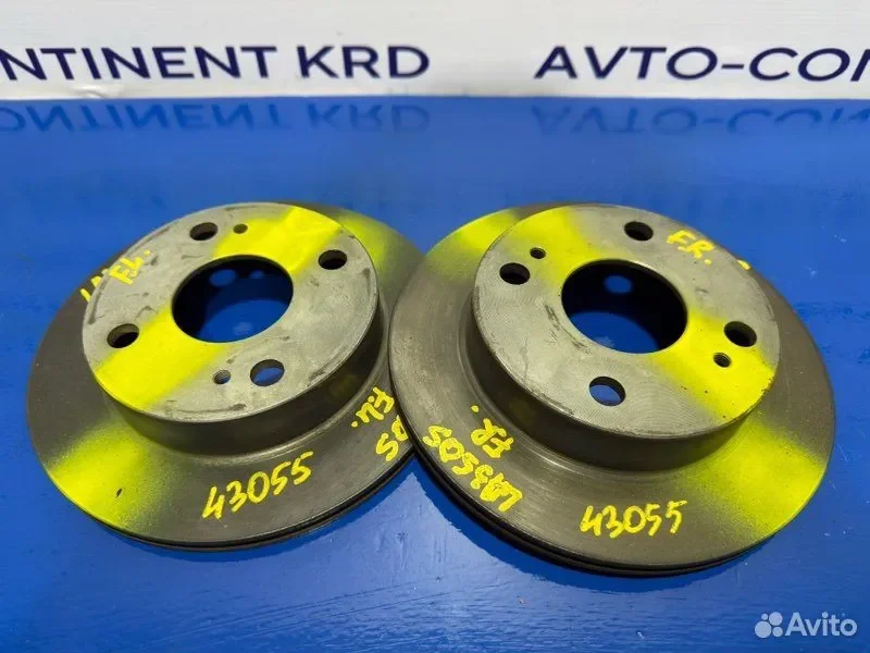 Диск тормозной передний Daihatsu Mira LA350S KF - миниатюра 3