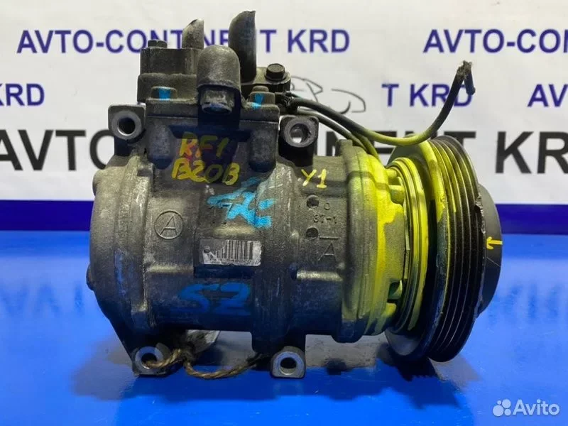 Компрессор кондиционера Honda Stepwgn RF1 B20B - миниатюра 3