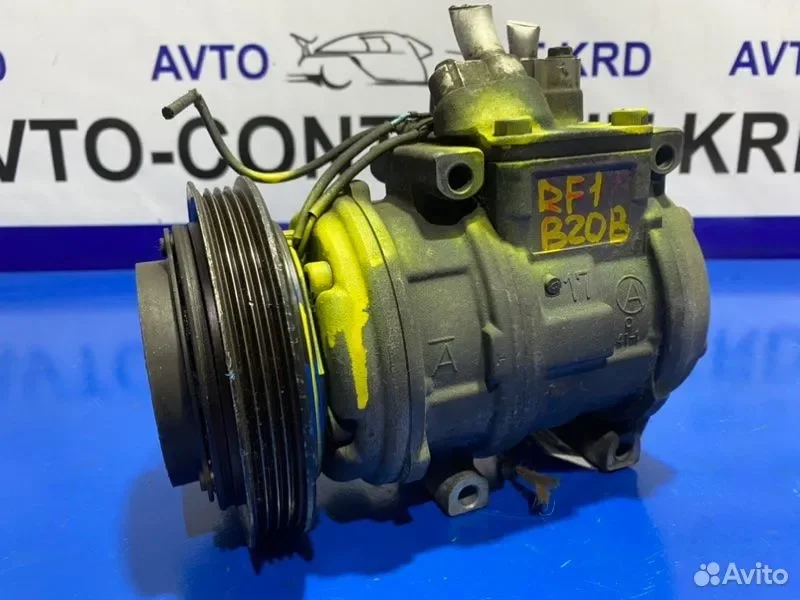 Компрессор кондиционера Honda Stepwgn RF1 B20B - миниатюра 4